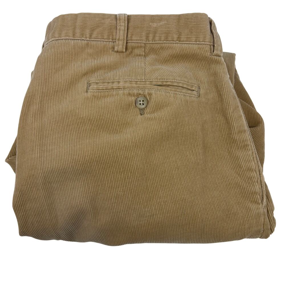 Polo Ralph Lauren Mens 38x30 Brown Corduroy Classic Fit Pants